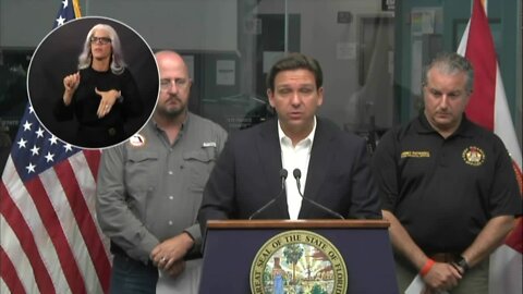 Governor DeSantis: "Your time to evacuate is coming to an end."