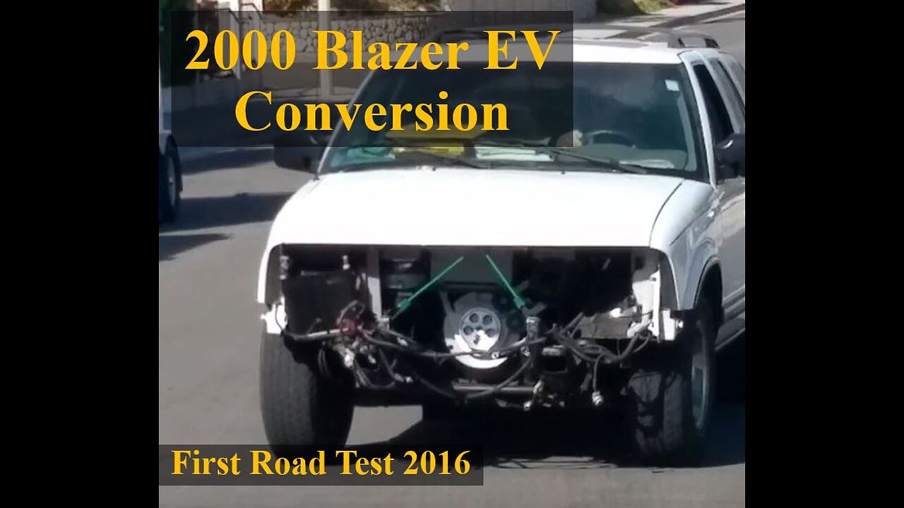 2000 Blazer EV Conversion Road Test