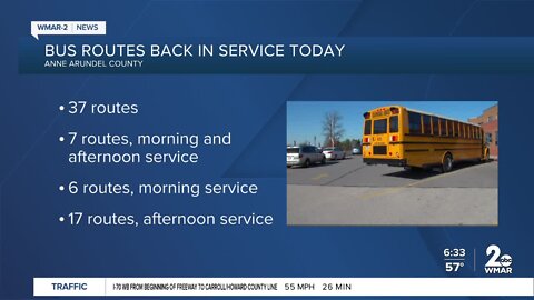 Anne Arundel County Public Schools announce new bus routes