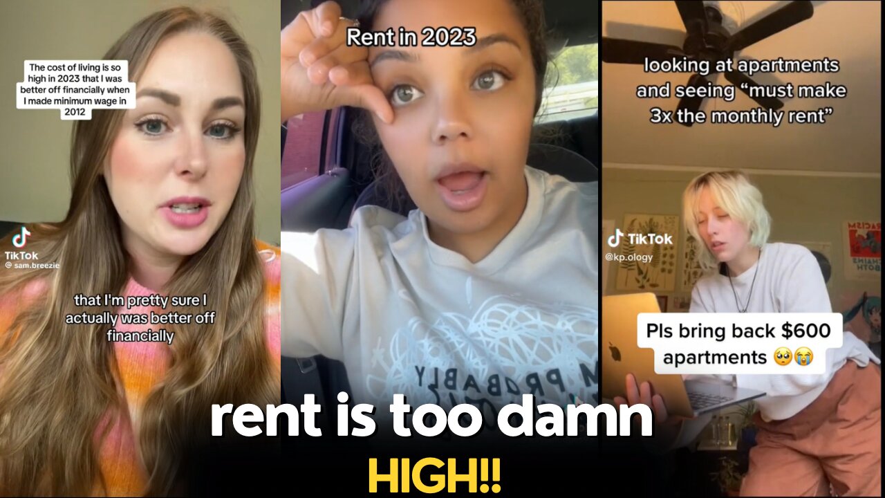 The rent is too damn high | TikTok Rant on rent during inflation and recession