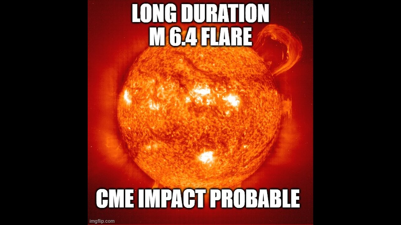 Long Duration M 6.4 Flare