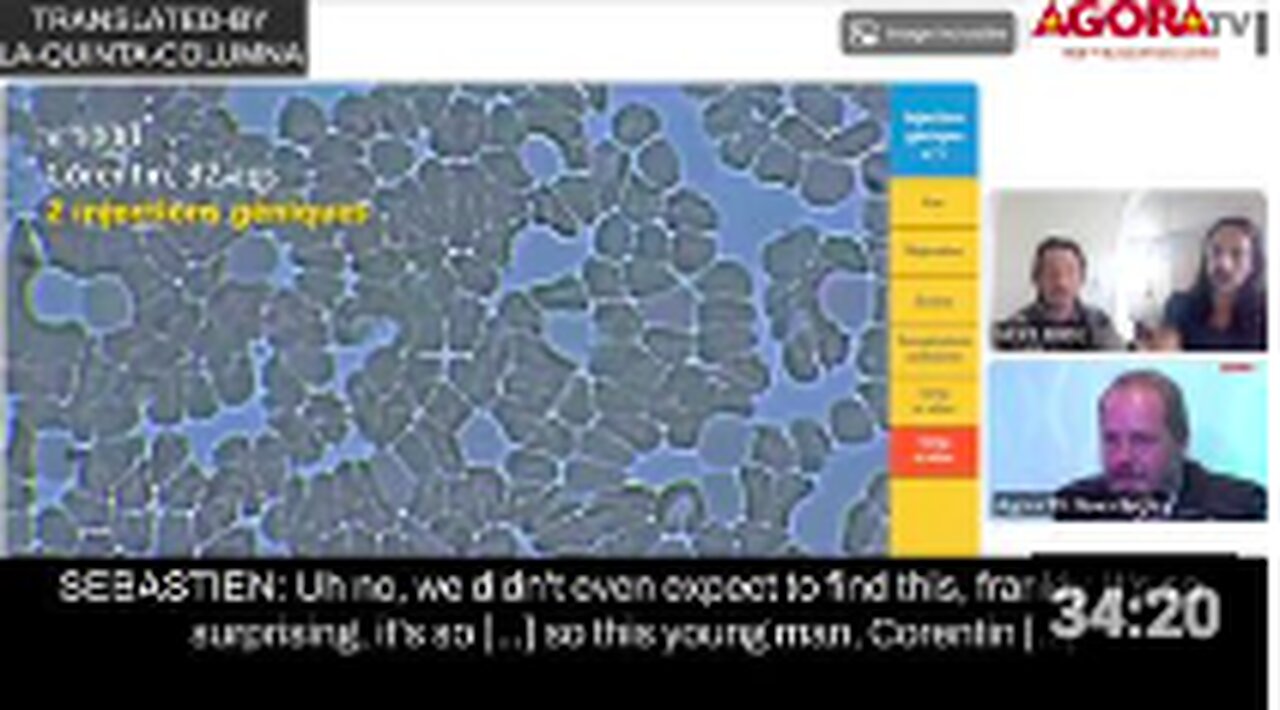 Microscopic observation of the content of "injectable products" by the Next Dose team