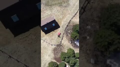 Drone shot of me and my girlfriend