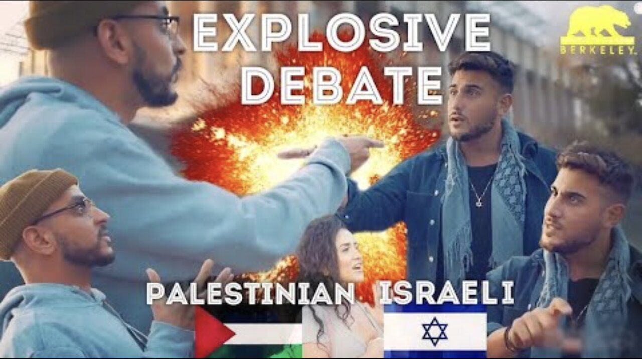 Street Debate between Israeli & Palestinian at UC Berkeley