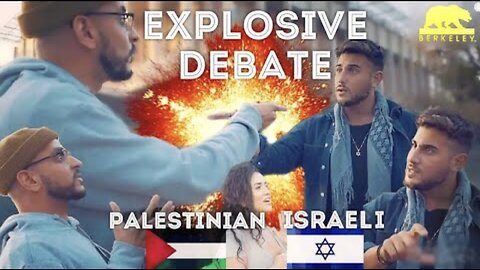 Street Debate between Israeli & Palestinian at UC Berkeley