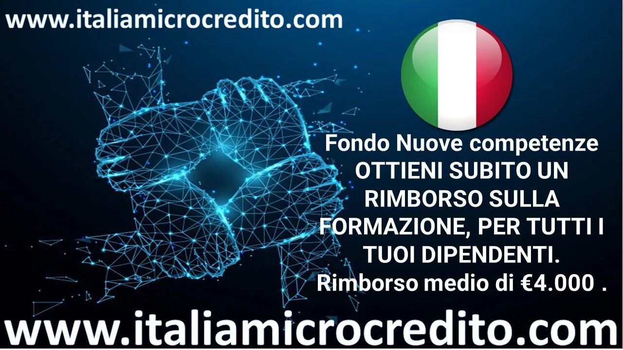 fondo nuove competenze: OTTIENI SUBITO UN RIMBORSO* SULLA FORMAZIONE. #fondonuovecompetenze001