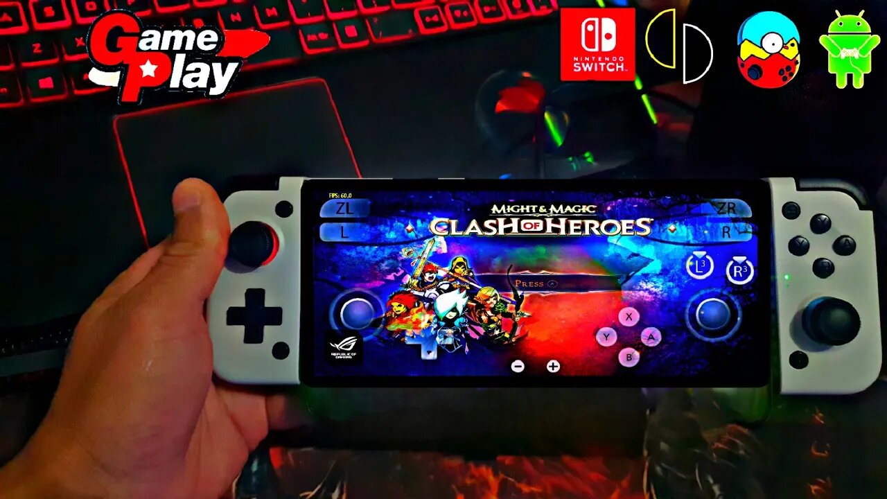 MIGHT & MAGIC CLASH OF HEROES HD EDITION - Game Play teste no Yuzu emulator Switch Android