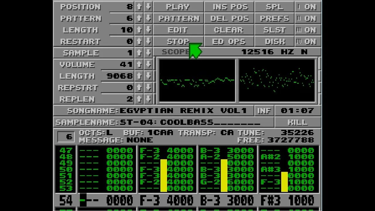 Atari ST Protracker Mods - Egyptian Remix