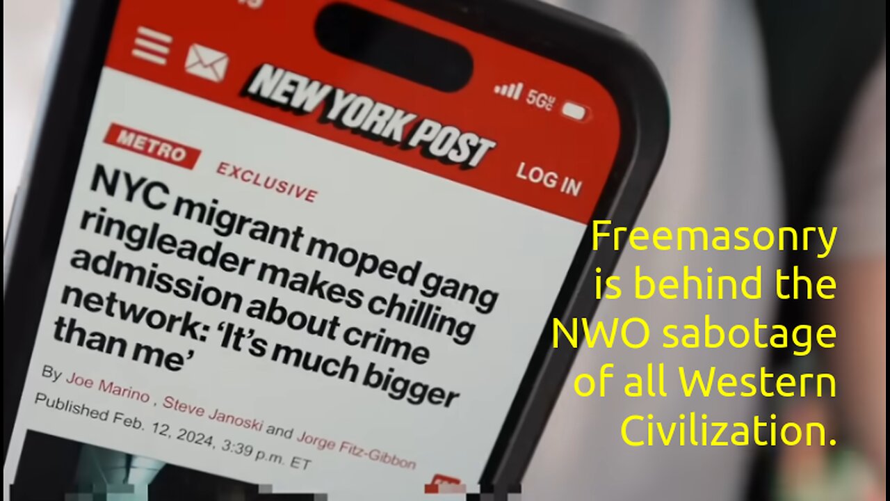 Migrant illegal (Invader) Admits NY Gangs Organized By NWO