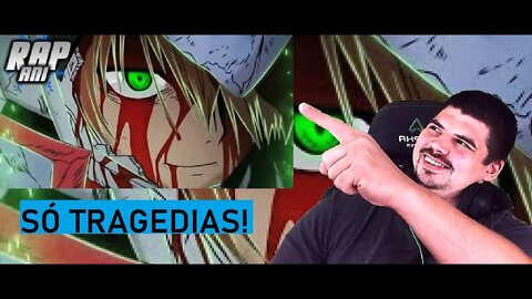 REACT Rap - Desabafo 8 Tatsumi Mortes AniRap @Prod Hunter - MELHOR DO MUNDO