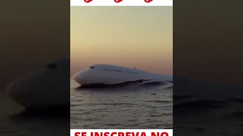 Avião no mar #shorts