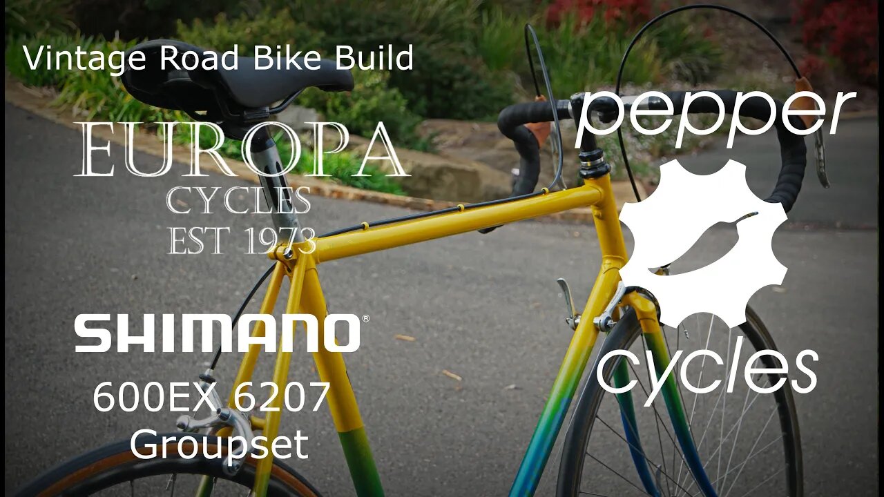 Europa x Shimano 600EX 6207 Vintage Road Bike Build