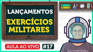 Lançamento Horizontal e Oblíquo: EXERCÍCIOS MILITARES | Aula de Física | LIVE017