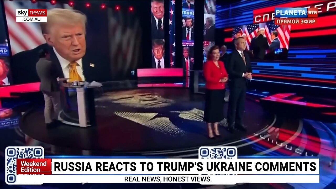 Sky News AU: Russia reacts to Donald Trump’s Ukraine comments