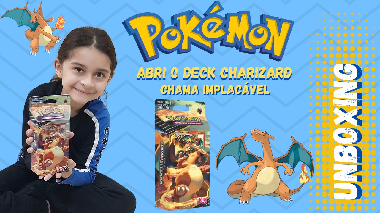 DECK CHAMA IMPLACAVEL CHARIZARD / SOL E LUA / UNIÃO DE ALIADO / POKEMON TCG