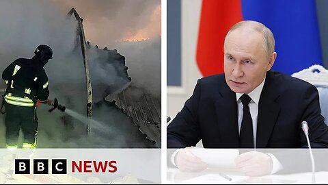 Russia says latest strike on Ukraine was 'response' to use of UK and US weapons | BBC News