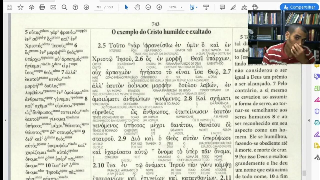 filipenses 2:7 na almeida corrigida fiel é literal ou interpretação