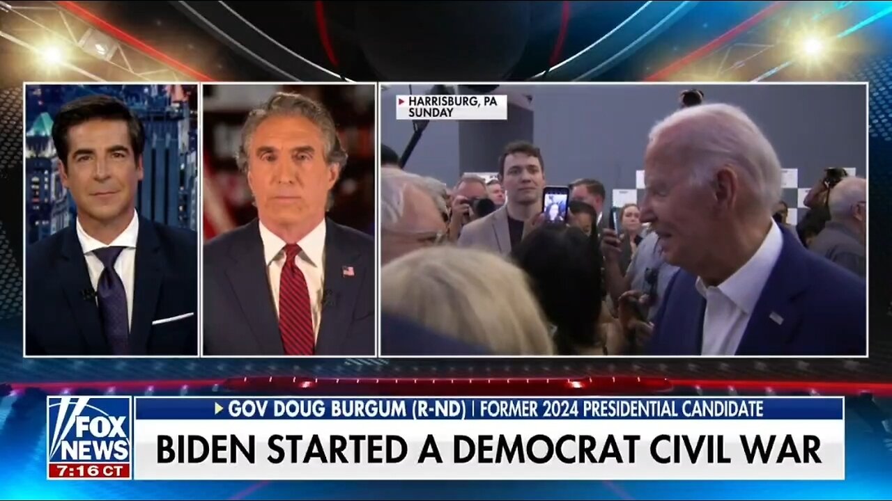 Gov Doug Burgum: Trump Knocked Dem Party Into A Freefall