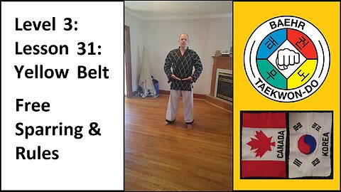 Baehr Taekwondo: 03-31: Yellow Belt: Free Sparring and Rules