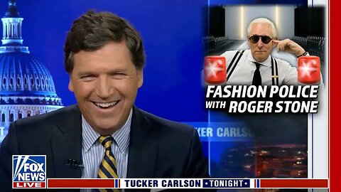 FASHION POLICE: Roger Stone Calls Out Don Lemon for Hoodie/Suit Jacket Combo on Tucker Carlson