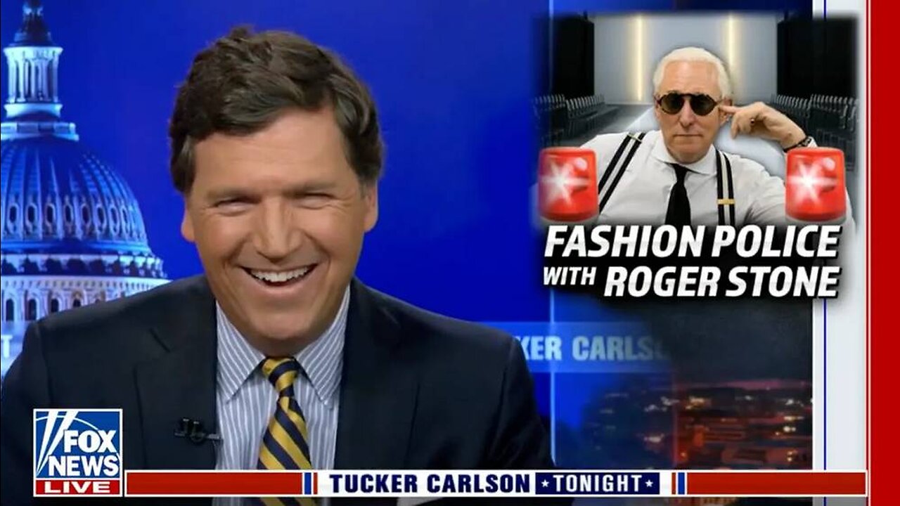 FASHION POLICE: Roger Stone Calls Out Don Lemon for Hoodie/Suit Jacket Combo on Tucker Carlson