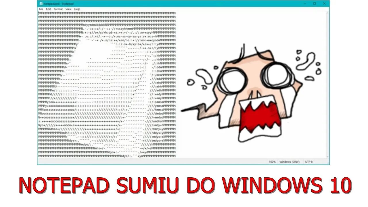 RESOLVIDO! Bloco de notas SUMIU do WINDOWS 10