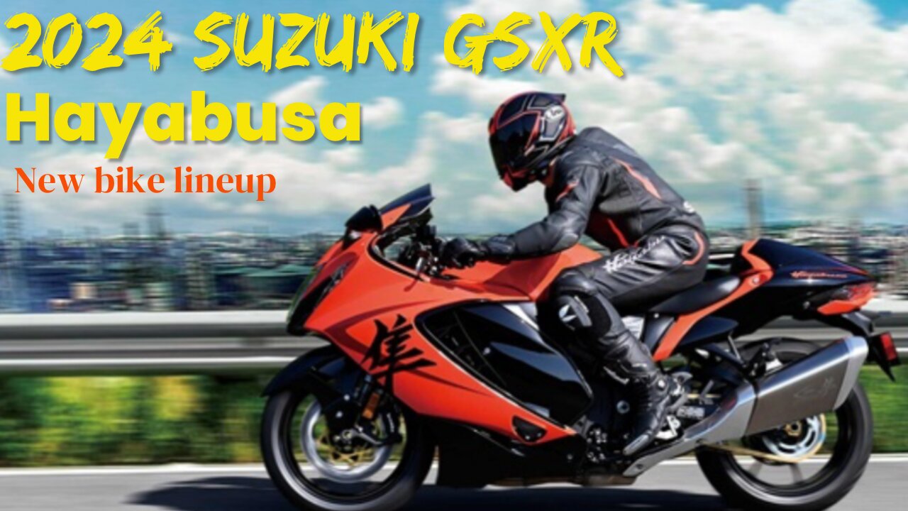 2024 Suzuki gsxr hayabusa new motorcycle lineup