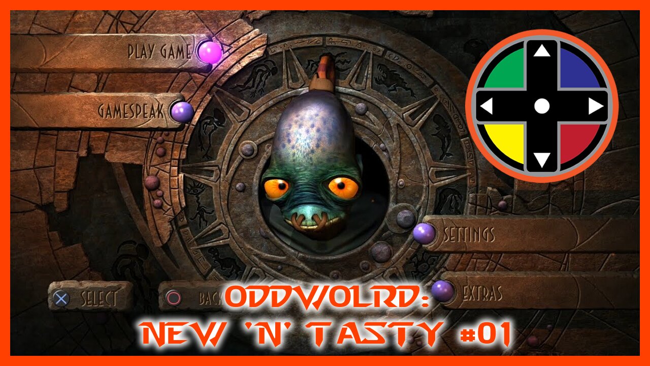 ODDWORLD: NEW 'N' TASTY - GAMEPLAY #01 - INÍCIO DA GAMEPLAY