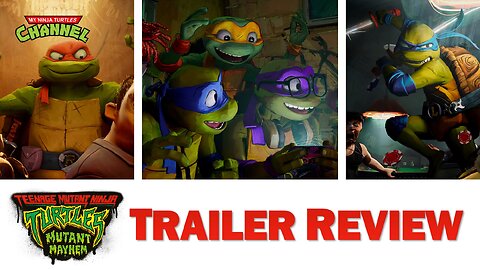 TMNT Mutant Mayhem Trailer Review (Teenage Mutant Ninja Turtles Movie Trailer Reaction Breakdown)