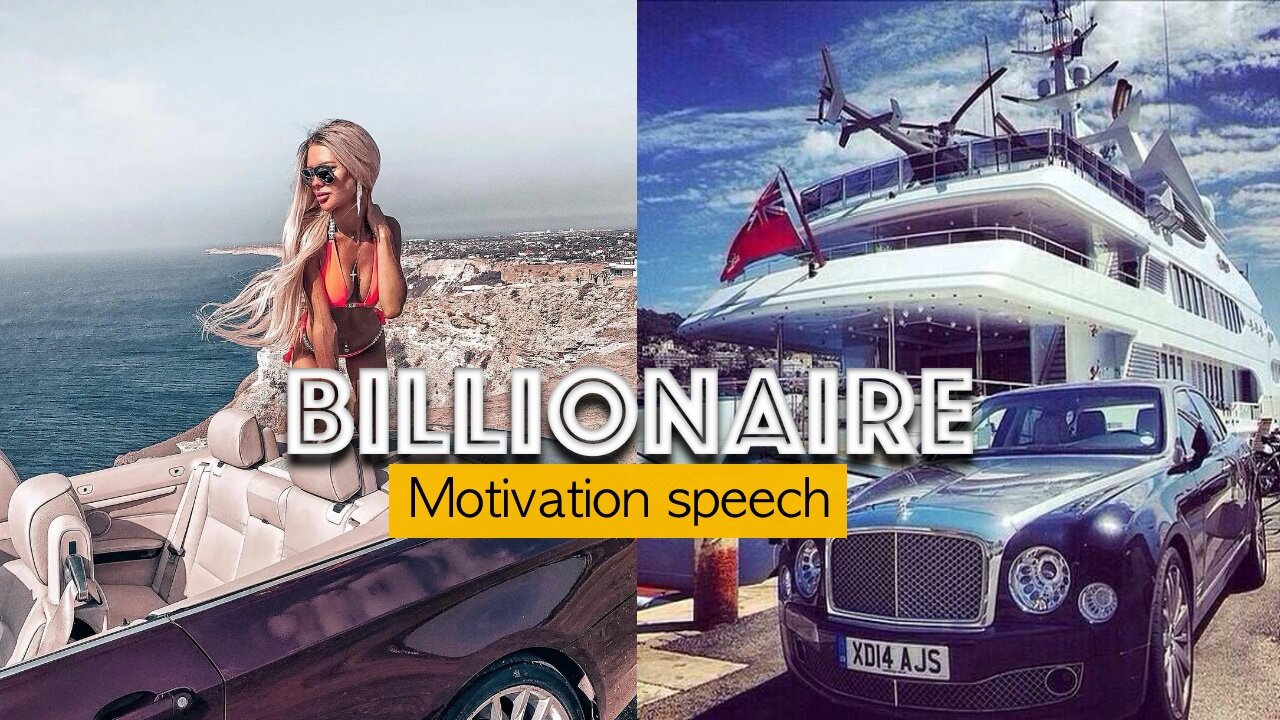 Motivational Speech for Success How to get rich 💰 Powerful Visualization 'I AM RICH'