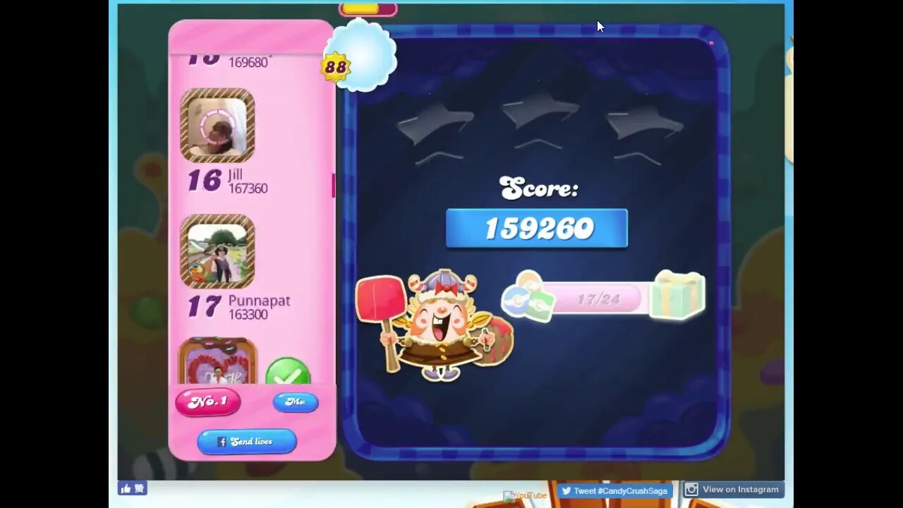 Candy Crush Level 2561 Audio Talkthrough, 2 Stars 0 Boosters