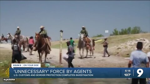 Report finds 'unnecessary' force by agents at Rio Grande