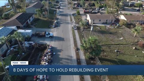 Eight Days of Hope hold rebuilding event