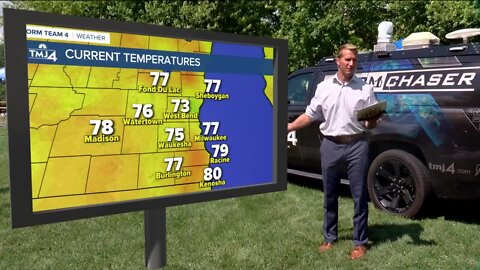 Highs near 80 on Monday