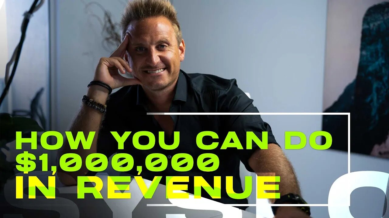 How You Can Do Over $1,000,000 in Revenue- Robert Syslo Jr