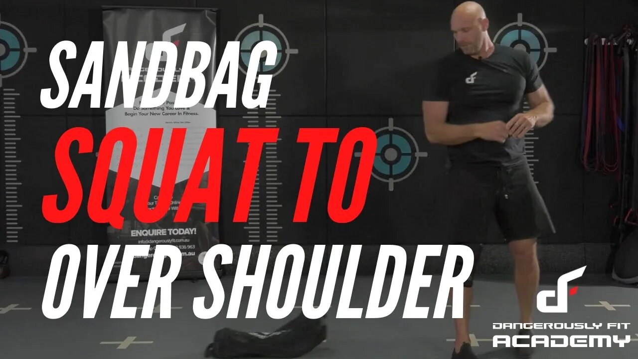 Sandbag Squat To Over Shoulder Throws (Demonstration)