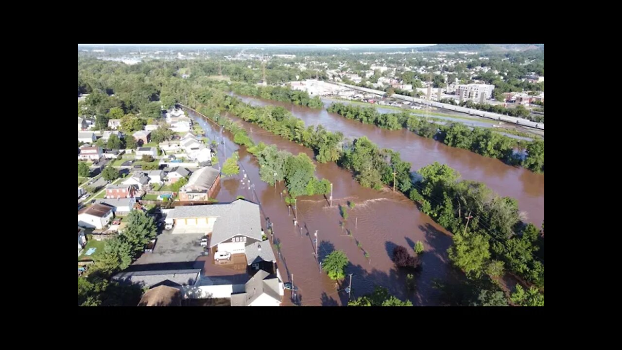 South Bound Brook Flooding 9/2/21 @9am Ida remnants (unedited)