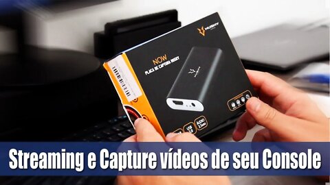 Placa de Captura Husky Now com Nintendo Switch