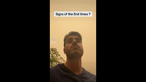 Signs of the end times ?