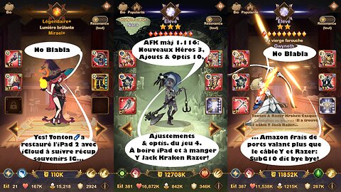 AFK Arena Txt MAJ 1.116 musique no blabla