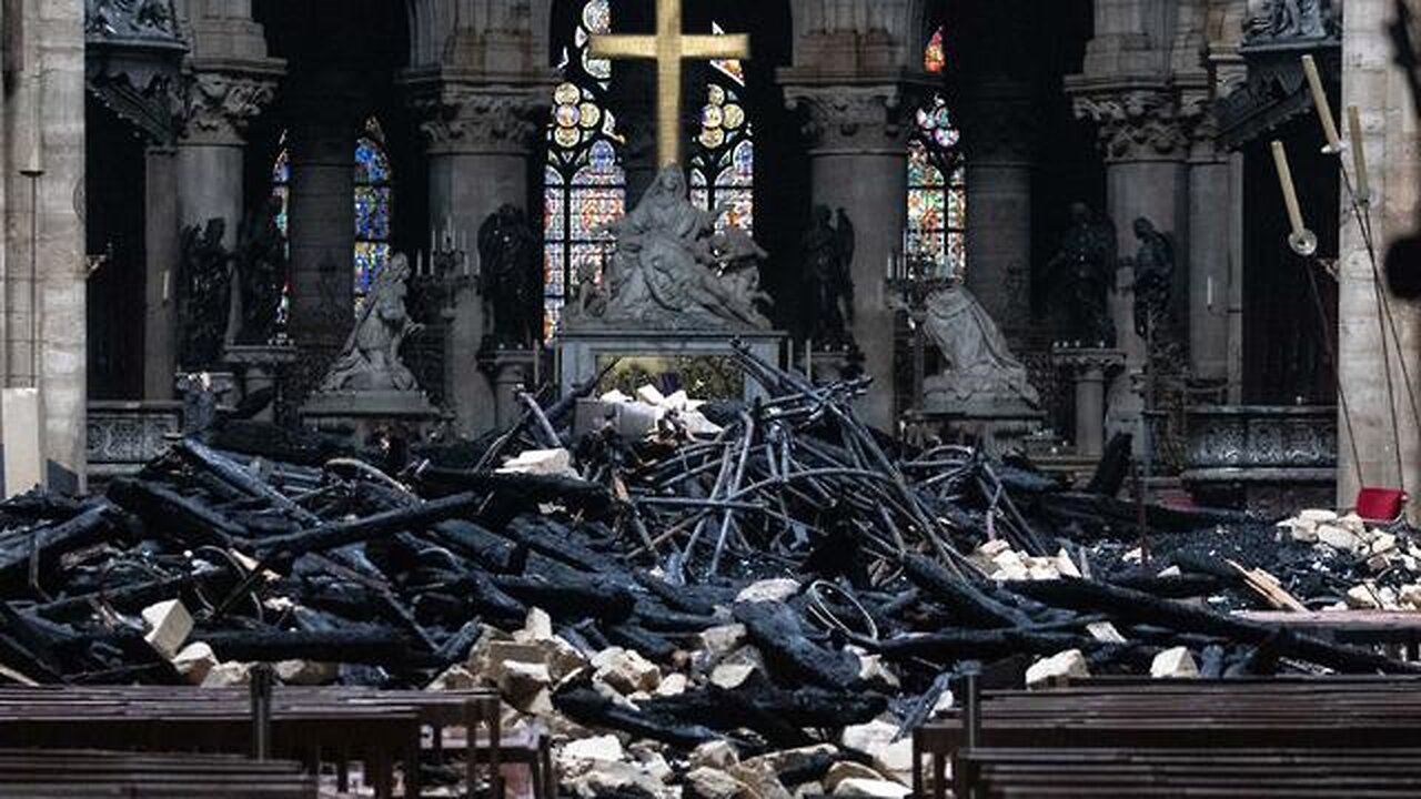 A 5atanic MYSTERY Man!fests at Notre Dame - KJOzborne