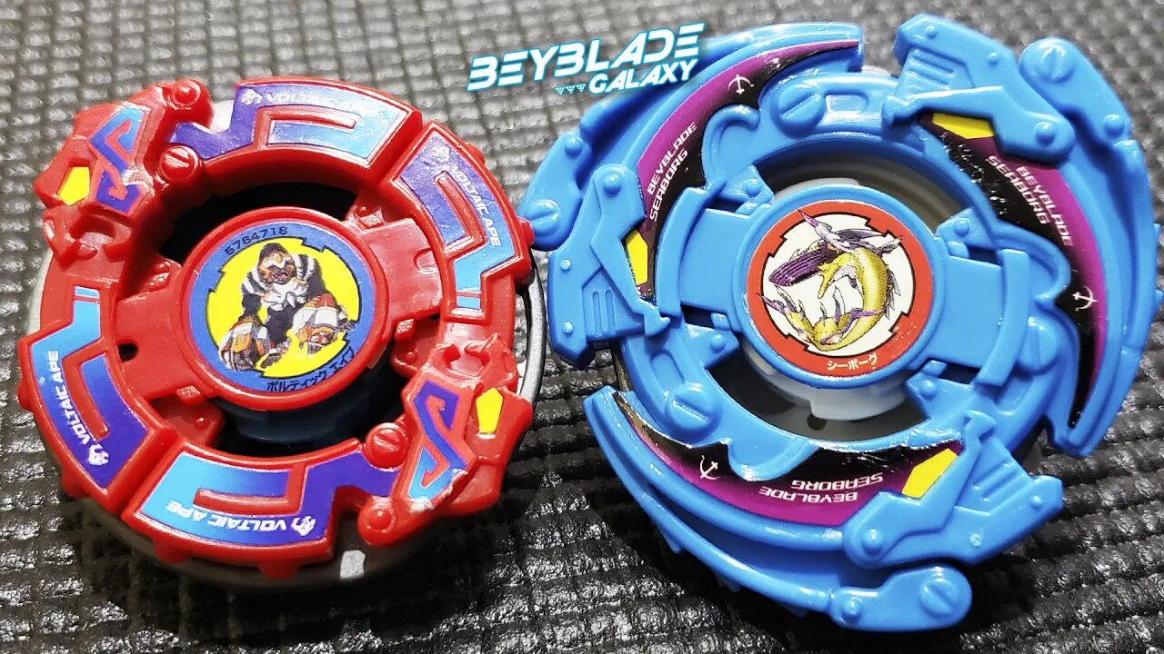 VOLTAIC APE combo vs SEABORG 2 combo - Beyblade ベイブレード