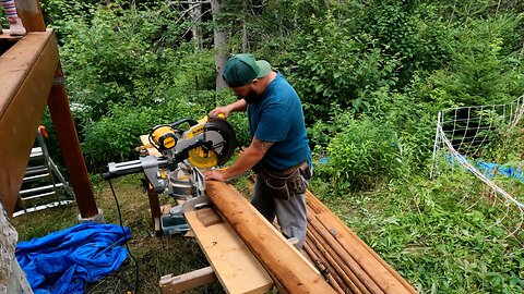 Installing a Deck on our Off-Grid Cottage