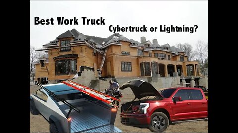 Tesla Cybertruck or Ford Lightning? The best contractor work pickup truck. EP 6