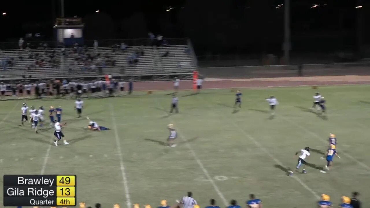 Brawley vs Gila Ridge Varsity Football