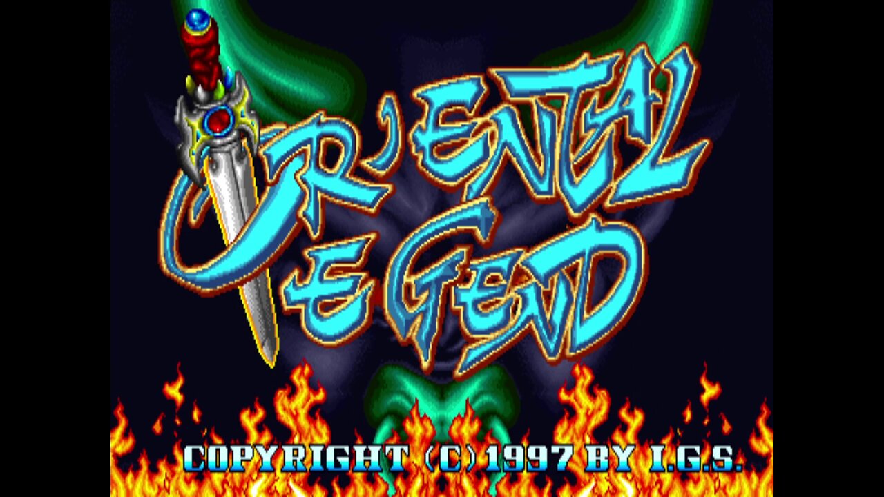 Oriental Legend Arcade Game, IGS 1997, playthrough