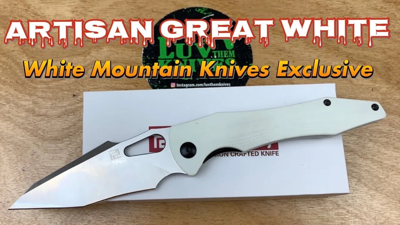 Artisan Cutlery Great White G10 linerlock / White Mountain Knives Exclusive