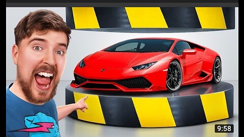 Hydraulic press vs Lamborghini | who's win