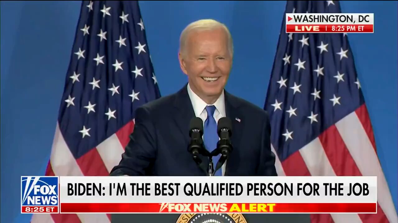 🚨 BREAKING: Biden leaves stage after being asked about mixing up VP Harris with Trump