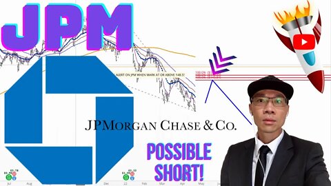 JPMorgan Chase $JPM - Wait for Short Setup. Weakness in $XLF $WFC $BAC 📉📉